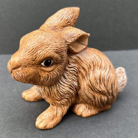 Ceramic Brown Bunny - Picture 2 of 8